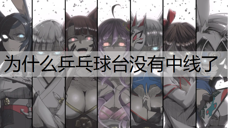 为什么乒乓球台没有中线了